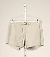 Athletic shorts, cotton, probably American