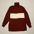 Athletic shirt, wool, probably American