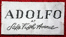 Suit, Adolfo (American, born Cuba, Cárdenas 1923–2021 New York), wool, silk, American