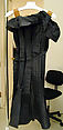 Dress, Issey Miyake  Japanese, polyester, leather, Japanese