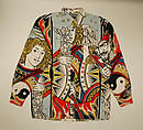 Shirt, Franco Moschino (Italian, 1950–1994), cotton, Italian