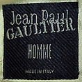 Ensemble, Jean Paul Gaultier (French, born 1952), a) rayon, silk
b) wool, French