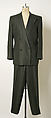 Tuxedo, Giorgio Armani (Italian, founded 1974), linen, silk, Italian