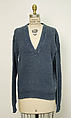 Sweater, Calvin Klein, Inc. (American, founded 1968), cotton, American