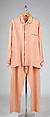 Pajamas, Harrods, Ltd. (British, founded London, 1834), silk, British