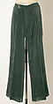 Suit, silk, American or European