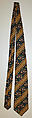 Necktie, House of Dior (French, founded 1946), silk, French