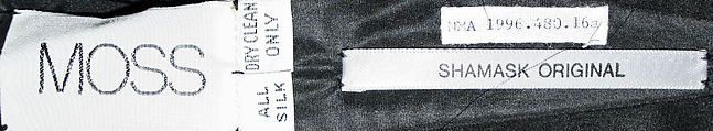 Trousers, Ronaldus Shamask (American, born Holland, 1945), silk, American