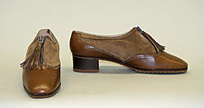 Loafers, Helene Arpels (American), leather, suede, American