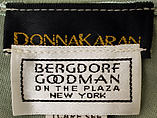 Ensemble, Donna Karan New York (American, founded 1985), (a, b) wool
(c) silk, American