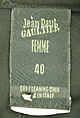 Skirt, Jean Paul Gaultier (French, born 1952), wool, French