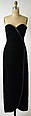 Evening dress, Yves Saint Laurent (French, founded 1961), silk, French