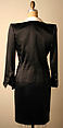 Evening suit, Yves Saint Laurent (French, founded 1961), silk, French