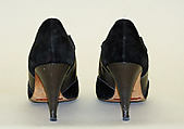 Pumps, Manolo Blahnik (British, born Spain, 1942), suede, snakeskin, British