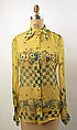 Shirt, Ossie Clark (British, Oswaldtwistle 1942–1996 London), synthetic fiber, British