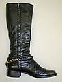 Boots, Serendipity 3  American, leather, metal, American