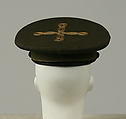 Military uniform, a, f, g, i, l, m) wool
b, c) silver
d, e, j, k, o, p, r, s) metal 
h, n, q) cotton, American