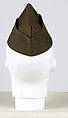 Military uniform, a, f, g, i, l, m) wool
b, c) silver
d, e, j, k, o, p, r, s) metal 
h, n, q) cotton, American