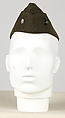 Military uniform, a, f, g, i, l, m) wool
b, c) silver
d, e, j, k, o, p, r, s) metal 
h, n, q) cotton, American