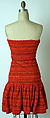Dress, Patrick Kelly (American, Vicksburg, Mississippi 1954–1990 Paris), synthetic fiber, French