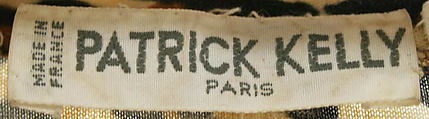 Dress, Patrick Kelly (American, Vicksburg, Mississippi 1954–1990 Paris), synthetic fiber, French