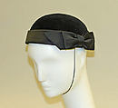 Hat, Yves Saint Laurent (French (born Algeria) Oran 1936–2008 Paris), silk, fur, French