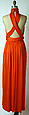Evening dress, Donald Brooks (American, New Haven, Connecticut 1928–2005 Stony Brook, New York), synthetic fiber, American