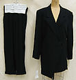 Ensemble, Yohji Yamamoto (Japanese, born Tokyo, 1943), wool, Japanese