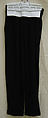 Ensemble, Yohji Yamamoto (Japanese, born Tokyo, 1943), wool, Japanese