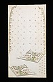 Habit à la disposition, silk, paper, French