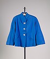 Jacket, Schiaparelli French, Cotton, French