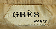 Evening dress, Madame Grès (Germaine Émilie Krebs) (French, Paris 1903–1993 Var region), wool, French