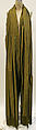Evening ensemble, (a, b) Madame Grès (Germaine Émilie Krebs) (French, Paris 1903–1993 Var region), silk, synthetic fiber, French