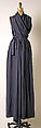Evening dress, Madame Grès (Germaine Émilie Krebs) French, silk, French