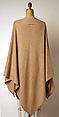 Poncho, Madame Grès (Germaine Émilie Krebs) (French, Paris 1903–1993 Var region), wool, French