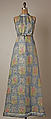 Evening dress, Pierre Cardin (French (born Italy), San Biagio di Callalta 1922–2020 Neuilly), synthetic fiber, French