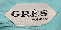Evening dress, Madame Grès (Germaine Émilie Krebs) (French, Paris 1903–1993 Var region), silk, French