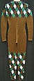 Jumpsuit, Azzedine Alaïa (French (born Tunisia), Tunis 1935–2017 Paris), Rayon, Nylon, French