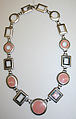 Necklace, Trifari American, metal, enamel, American