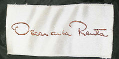 Evening dress, Oscar de la Renta, LLC. (American, founded 1965), silk, American