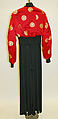 Ensemble, Byron Lars (American, born 1965), a) silk, synthetic, metal
b) synthetic
c, d) leather, wood, American