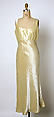 Evening ensemble, Giorgio Armani (Italian, founded 1974), synthetic fiber, silk, plastic, Italian
