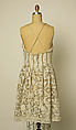 Evening dress, Giorgio Armani (Italian, founded 1974), synthetic fiber, metallic, glass, plastic, Italian