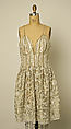 Evening dress, Giorgio Armani (Italian, founded 1974), synthetic fiber, metallic, glass, plastic, Italian