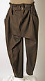 Ensemble, Vivienne Westwood (British, 1941–2022), a) cotton
b) wool, British