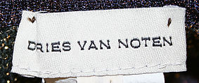 Sweater vest, Dries Van Noten (Belgian, born 1958), Rayon, cotton, Nylon, Belgian