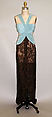 Evening dress, Arnold Scaasi (American, born Montreal, Canada, 1931–2015), silk, synthetic fiber, American