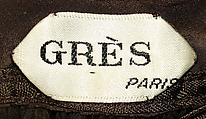 Cocktail dress, Madame Grès (Germaine Émilie Krebs) (French, Paris 1903–1993 Var region), silk, French