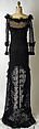 Evening dress, Yves Saint Laurent (French, founded 1961), cotton, synthetic fiber, French