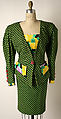 Suit, Emanuel Ungaro French, wood, silk, plastic, French